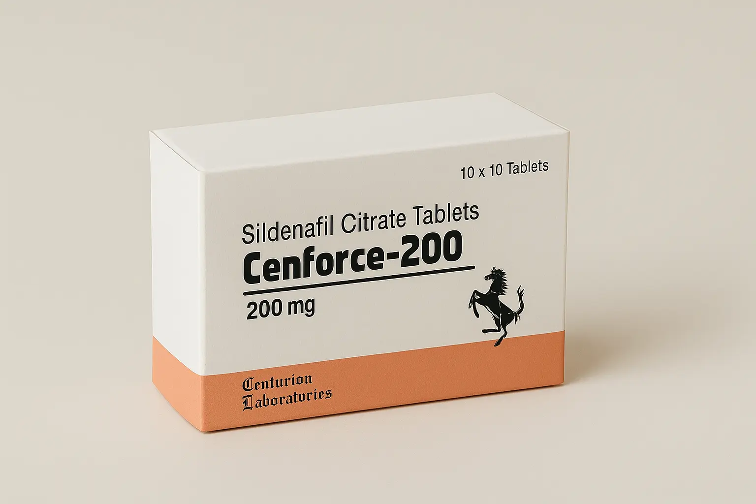 Box illustrating a 200 mg strength concept
